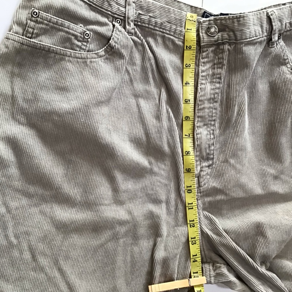 Route 66 Pants Mens Sz 42x30 Beige Corduroy Loose Fit Y2K Vintage Standard Wale - Picture 10 of 15